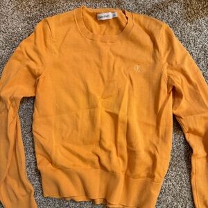 Calvin Klein Tangerine Crewneck Top